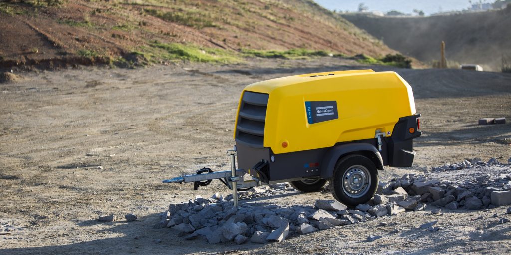 Electric Portable Air Compressor - Atlas Copco CEA